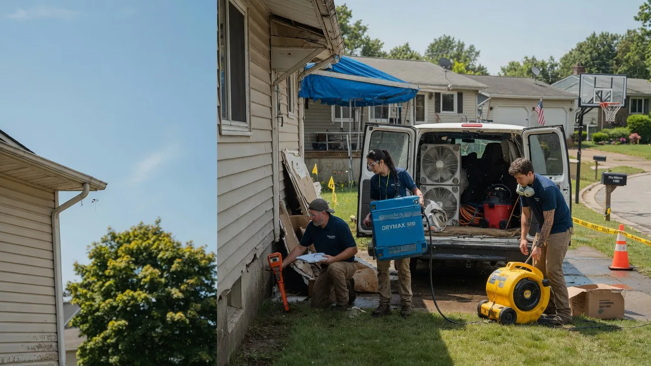 Ceiling Leak Cleanup in Batavia, IA near me